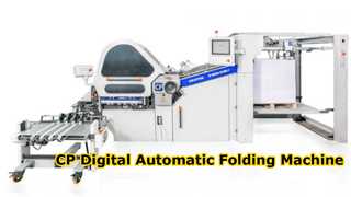Arbeitsablauf der automatischen Faltmaschine CP Digital