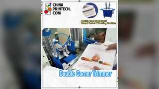 Doppelkopf-Buchblock-Runde Ecke Trimmermaschine
