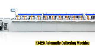 Automatische Sammelmaschine HX420, vollautomatische Signatursammlung, modular, 3–21 Stationen