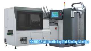 HX5000B Automatische Lay-Flat-Bindemaschine