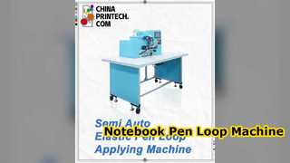Halbautomatische Maschine zum Auftragen elastischer Stiftschlaufen HX20EPL.