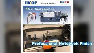 HX320 Buch-Schlagmaschine, die professionelle Notizbuch-Ästhetik für Zeitschriftenbücher ermöglicht