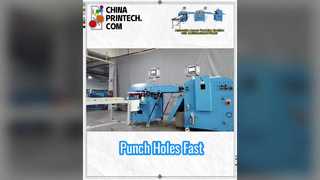 Automatische Zugangsstanzmaschine mit Produktionsästhetik der Buchbindung