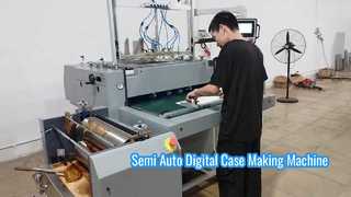 Halbautomatische digitale Kartonherstellungsmaschine für die Produktion von Kartons in kleinen Auflagen