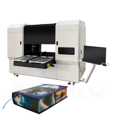 HXEP400 2-Stations-Edge-Drucker 4-8 Farb-Tintenstrahl, Mikropiezo-Technologie, Non-Stop-Druck für Buchblöcke