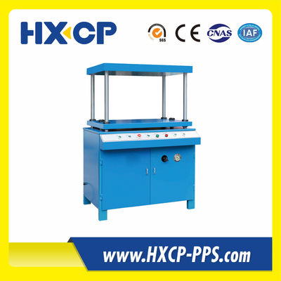 Halbautomatische zweiseitige Doppelrichtung Hydraulikpressmaschine Post - Pressbuchbindung mit Prüfbericht für Hardcoverbuchblock