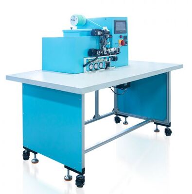 HX20EPL Halbautomatische elastische Stiftschlaufe-Aufbringmaschine mit Heißschmelzkleber, Kapazität 1000-1200 Stück/h