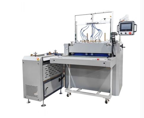 HXSCM Halbautomatische Hardcover-Falzmaschine mit Digitalsteuerung, Ein-Personen-Bedienung, perfekt für Post-Digitaldruck-Buchhüllen, Ringordner, Fotoalben und Mappen