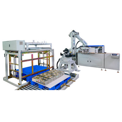 HXMN60 Roboter-Palletizer-Hardcover-Buchstapelsystem mit hoher Produktivität