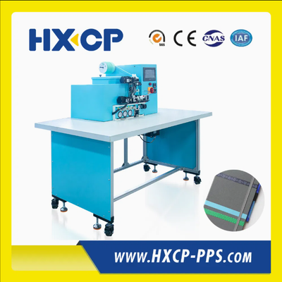 Halbautomatische Maschine zum Anbringen elastischer Stiftschlaufen HX20EPL zum Anbringen von elastischen Stiftschlaufen an Notizbüchern, Kalendern und Terminkalendern