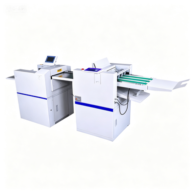 Platzsparende automatische Papierfaltenmaschine mit modularen Komponenten und einfacher Integration in bestehende Arbeitsabläufe