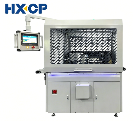 HDP TST Digital Finish Drei-Seiten-Trimmer mit automatisierter Pfahldrehung und servokontrollierter hydraulischer Befestigung für präzises Buchschneiden
