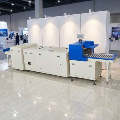 Servobetriebene Maschine HX480P mit Flachpresse und hochpräziser Beschneideeinheit