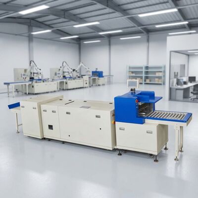 HX480P Abdeckungsspeicher Stitcher Trimmer Dreiseitiges Schneiden 2800 Zyklen Stunde