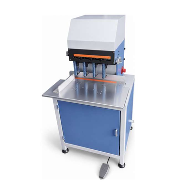 HXPD280 Vierköpfiger Papierbohrer mit einer Kapazität von 50 mm und einem verstellbaren Abstand zwischen den Löchern von 40 bis 280 mm