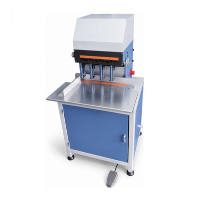 HXPD280 Vierköpfige Papierbohrmaschine mit pneumatischem Antrieb und 3-10mm-Bits für Dokumentenstapel