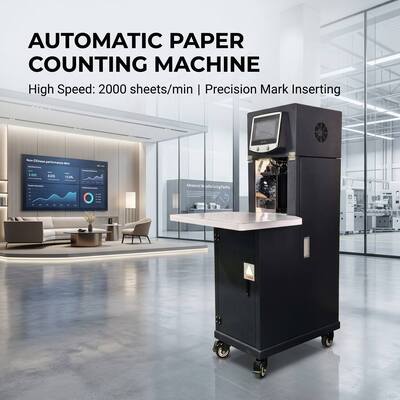 Desktop-Papierzählmaschine für Etiketten-Skizzenpapier Bedienungsanleitung Stapelzählung